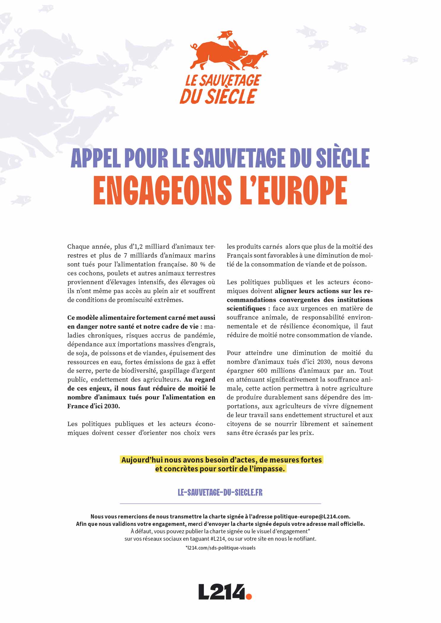 Aperçu de la charte, page 1